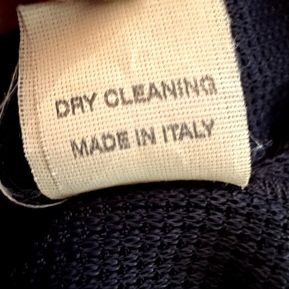 Mem's Paolo Valenzi Italy  T-Shirt size XXL Navy Blue Woven fabric light weight - Picture 7 of 11